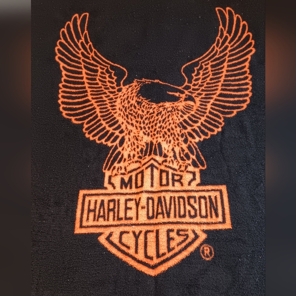 Harley Davidson blanket - Picture 2 of 6